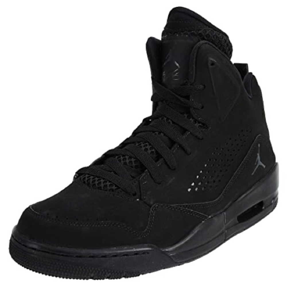 Black Jordan Flights High Tops